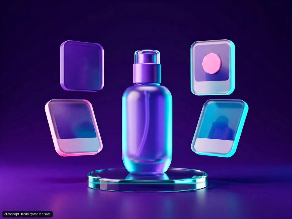 AI-generated product visual concept for Press kit media assets (logo + photos + fact sheet); illustrative, not client work
