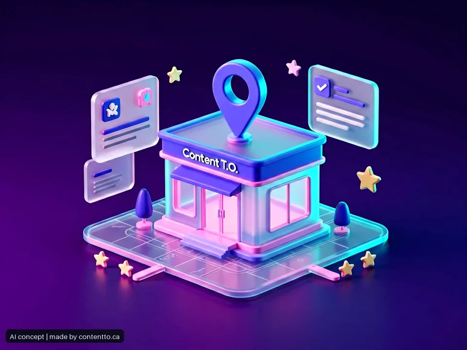 AI-generated seo discovery concept for Google Business Profile post (10); illustrative, not client work